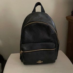 Black Coach Mini Backpack